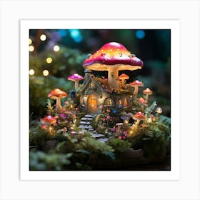 Fairy Garden paintings art print 8 Art Print