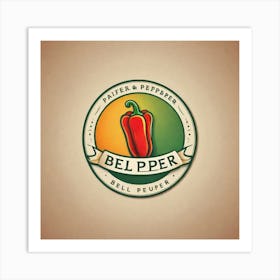 Bel Pepper Logo Art Print