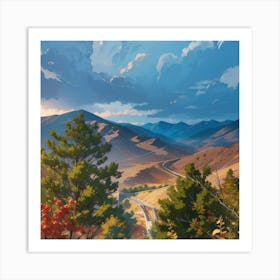 Landscape Painting 1 Art Print