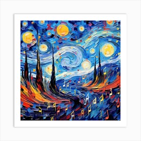 Starry Night 43 Art Print