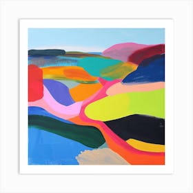 Abstract Travel Collection Great Britain 4 Art Print