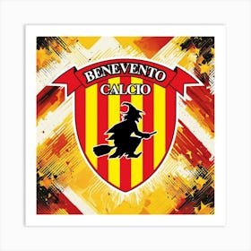 Benevento Calcio Logo Wall Art 19 Art Print