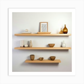 Floating Shelves Art Print