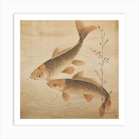 Fish living In The Song Dynasty Art Print