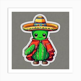 Mexican Cactus 37 Art Print
