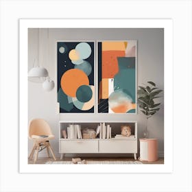 Abstract Nursery Art Prints and Posters 2 Art Print