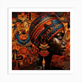 African Woman 31 Art Print