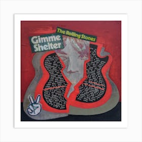 Wall Art, Gimme Shelter Art Print