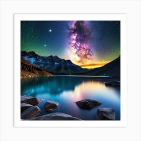 Milky way 1 Art Print