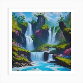 Waterfall 3 Art Print