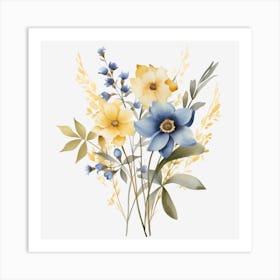 Bouquet Of Flowers 2 Art Print