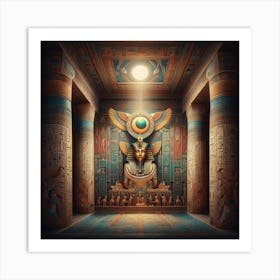 Egyptian Temple Art Print