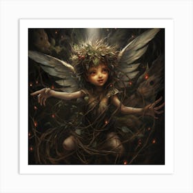 Angel Of The Forest Art Print