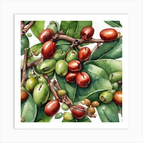 Coffee Berries 14 Art Print