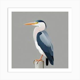 Heron 1 Art Print