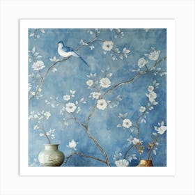 Chinese Wallpaper Art Print