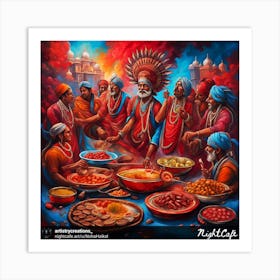 Indian Cuisine Art Print