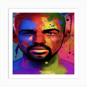 Colorful Man 1 Art Print