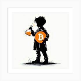 Bitcoin Child 9 Art Print