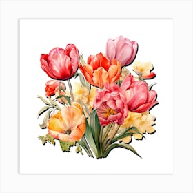 Elegant Tulip Art Print