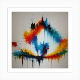 Abstract Art Painting 0 Art Print