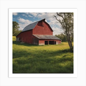 Red Barn 5 Art Print