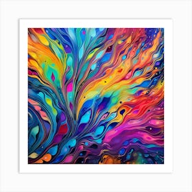 Abstract Painting 52 Art Print