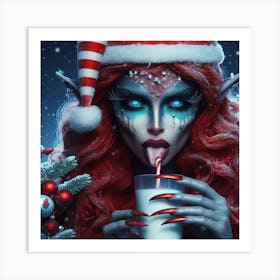 Christmas Elf 5 Art Print