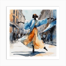 Ballet Dancer 3 Art Print