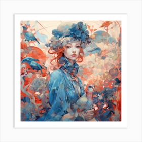 Mesmerizing Fashion Art Print