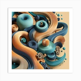 3d Art 1 Art Print