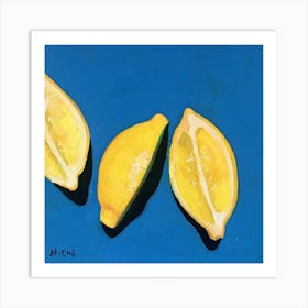 Lemon Quarters Art Print