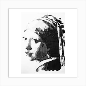 Girl With Pearl Earring 2 Art Print