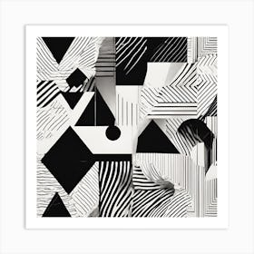 Abstract Geometric Pattern Art Print