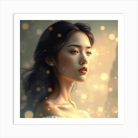 Portrait Of A Woman Art Print