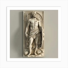 Greek God Art Print