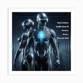 Two Robots 3 Art Print