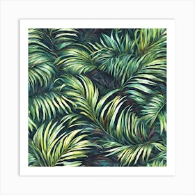 Palm Leaves 1 Art Print