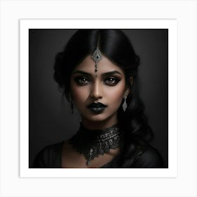 Gothic Indian Allure Art Print