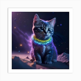 Cat Galaxy (64) Art Print