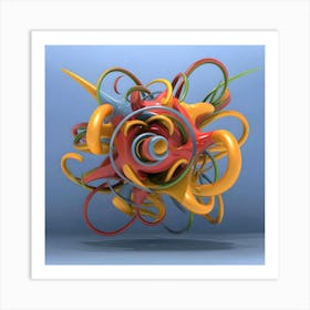 Abstract 3d 1 Art Print