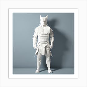 Origami Warrior Art Print