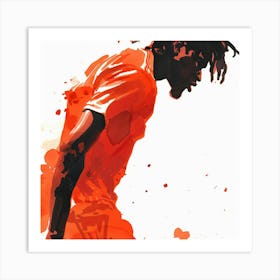 Soccer Player 2 Art Print