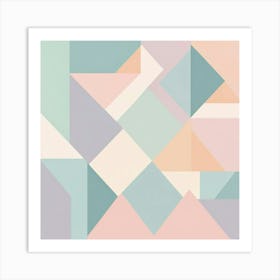 Abstract Geometric Pattern 46 Art Print