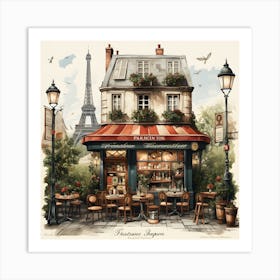 Old Paris By Csaba Fikker 11 Art Print