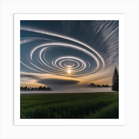 Cloud Formations Art Print