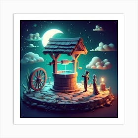 Wishing Well 4 Art Print