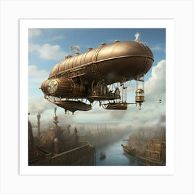 Steampunk Art print Art Print