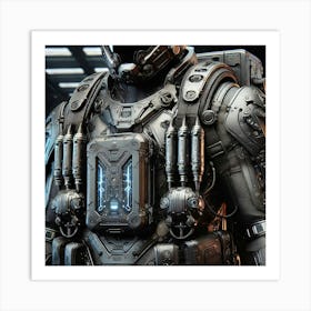 Asterian Shock Troopers Exo Suits Detailed Art Print