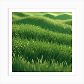 Grass Field 13 Art Print